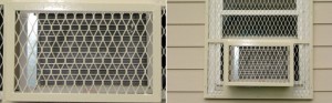 Steel Air Conditioning Security Screens - Evergreen Machine - Portland OR
